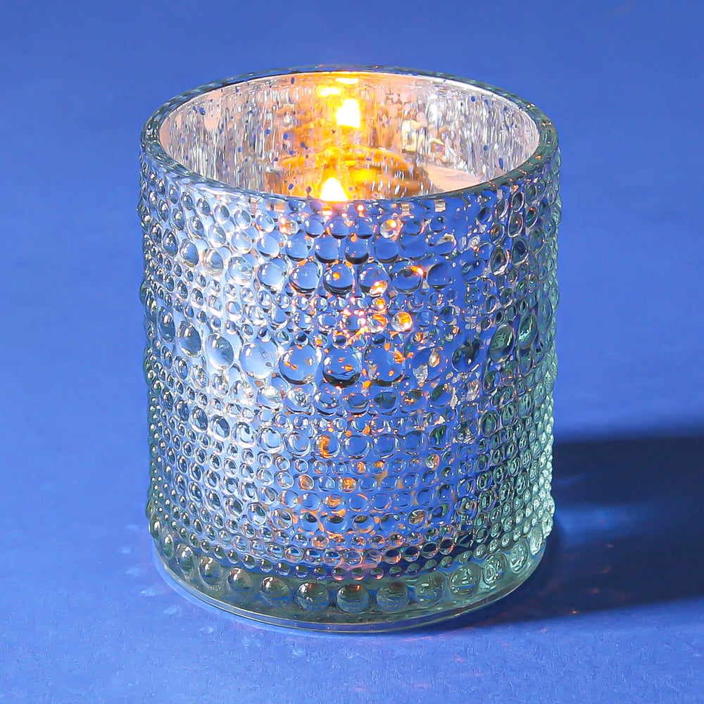 Richland Mercury Candle Holder Pearly Silver| 91096_06
