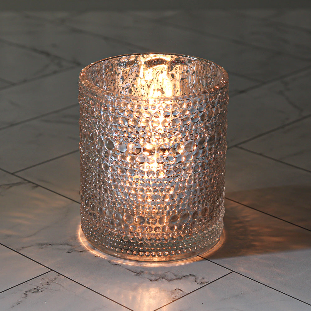 Richland Mercury Candle Holder Pearly Silver Large - view 4