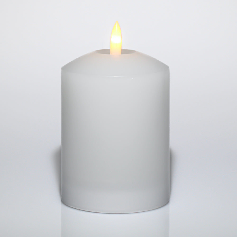 Richland 3"X4" Bullet LED Wax Candle White| 91151_06