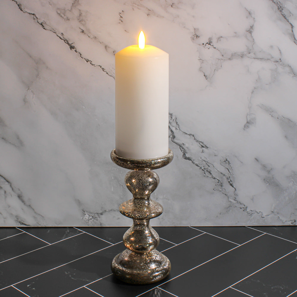 Richland 3"X6" Bullet LED Wax Candle White - view 3