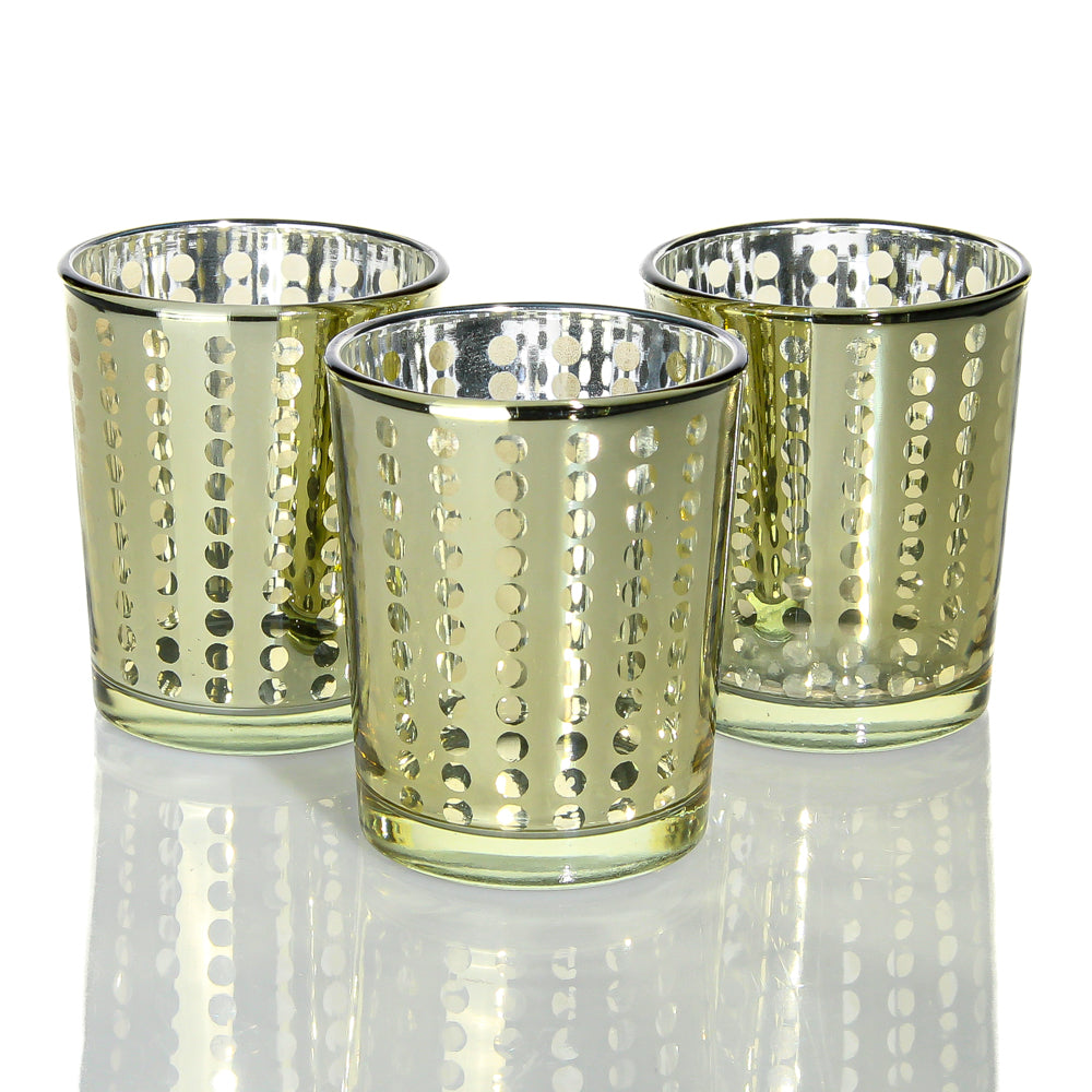 Richland Gold Dotted Glass Holder – Small| 9364_72
