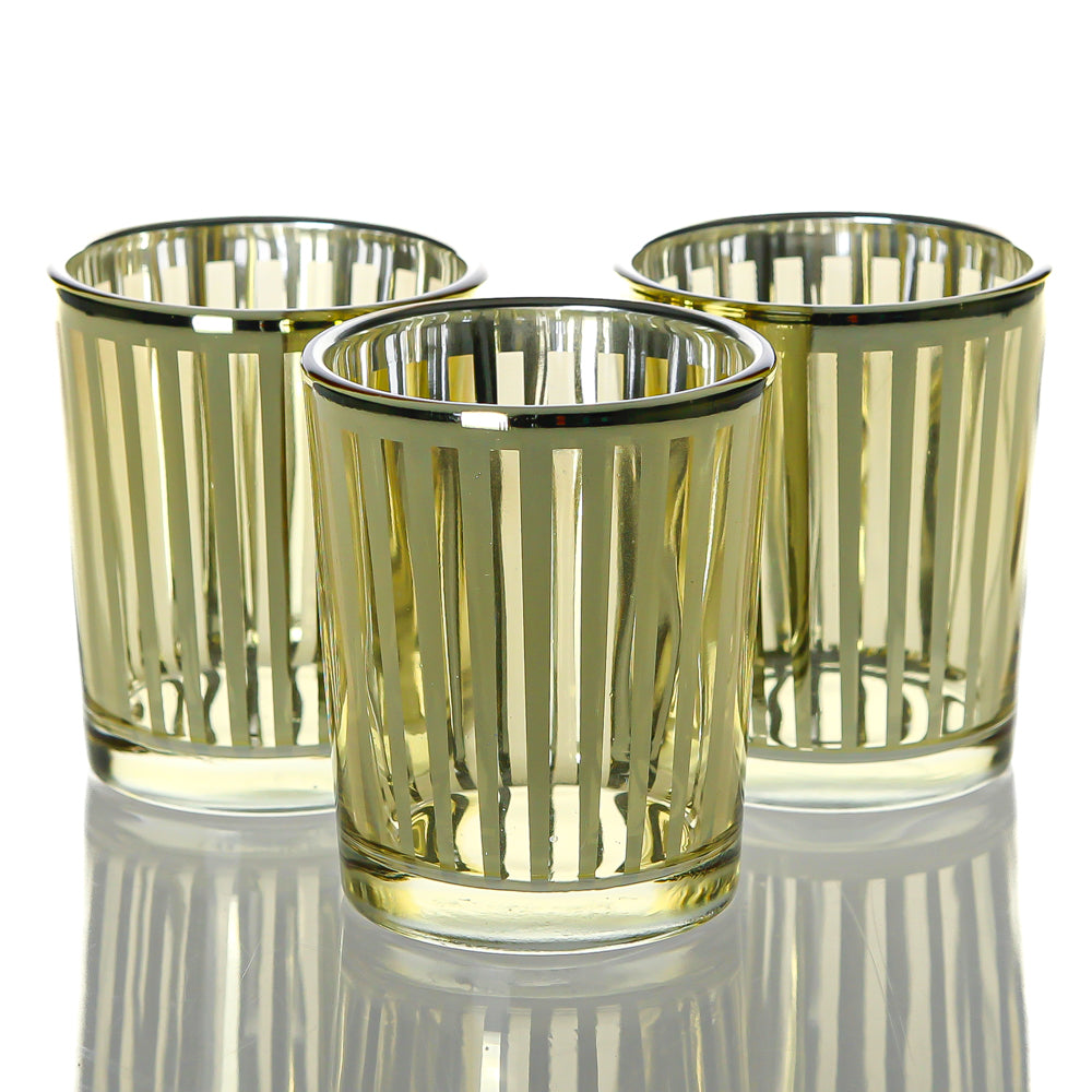 Richland Gold Stripe Glass Holder - Small| 9370_12