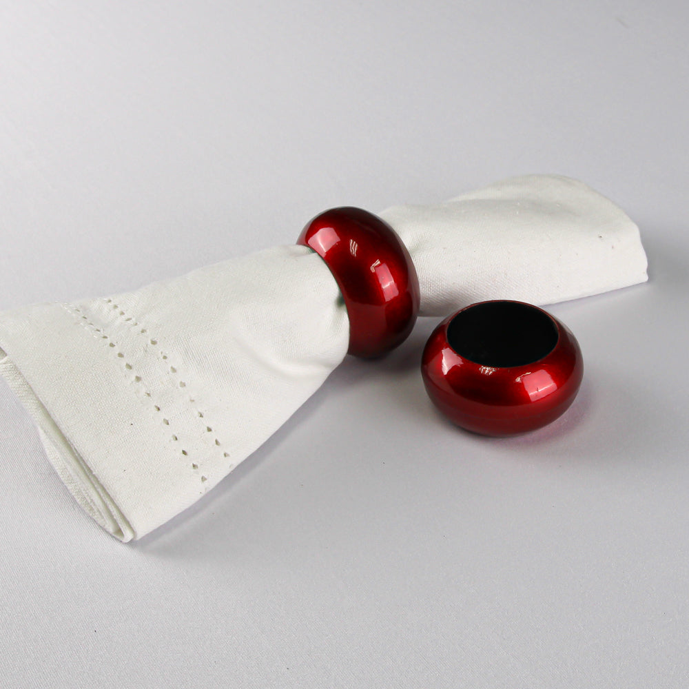 Richland Napkin Ring 2.3" Red Set of 24| 9504_24