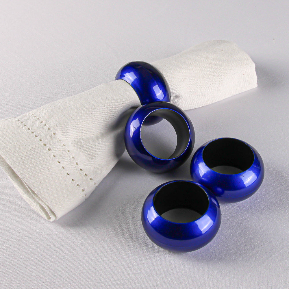 Richland Napkin Ring 2.3" Royal Blue Set of 12