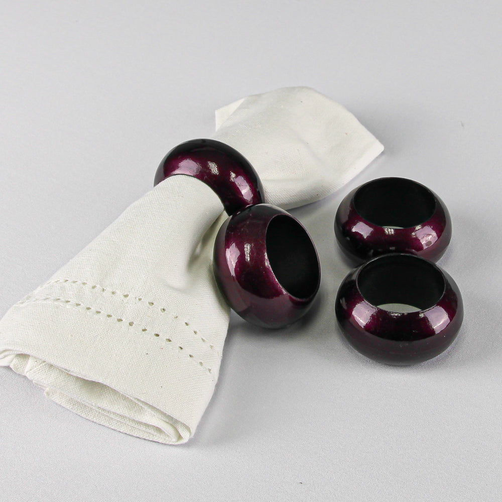 eggplant napkin ring 9508 24