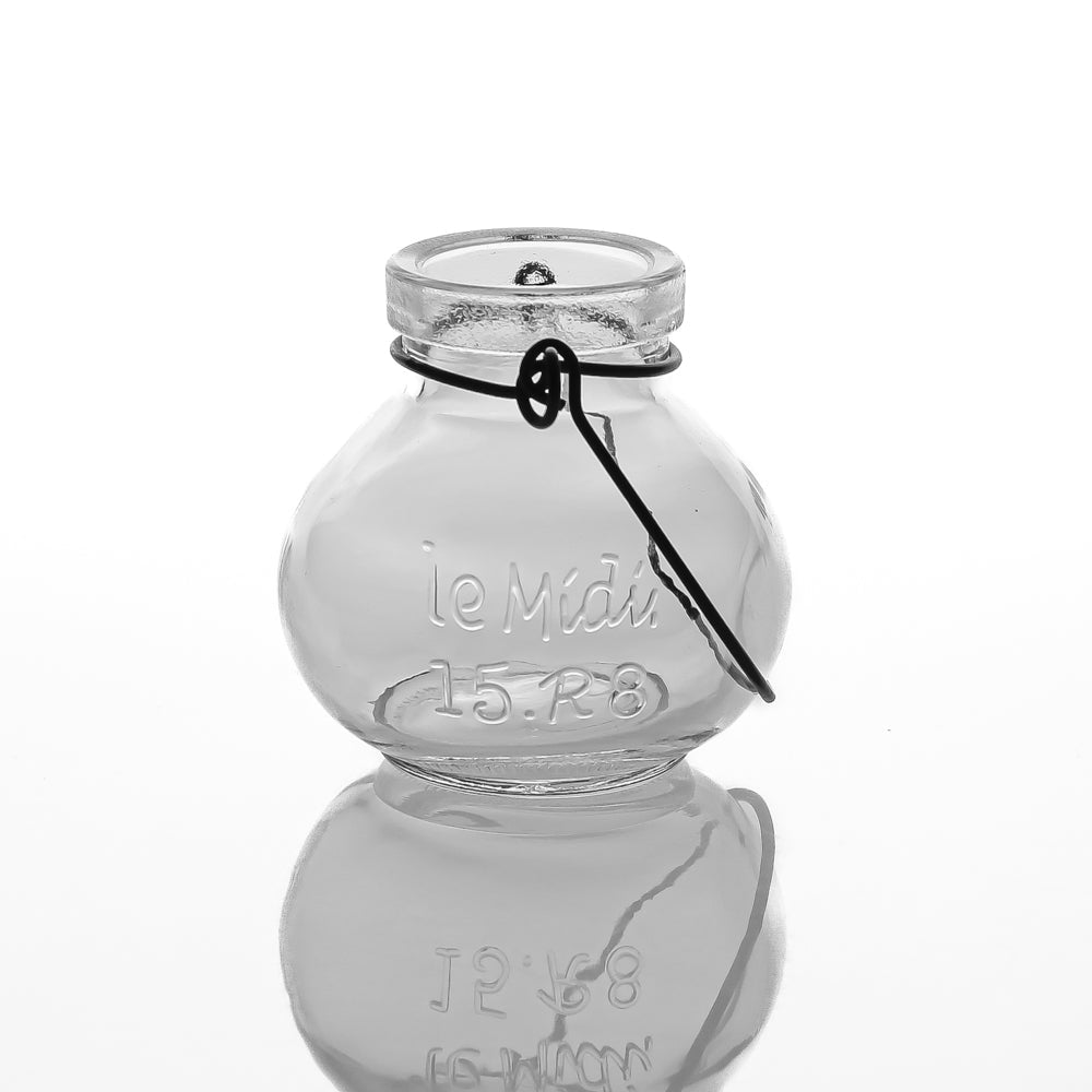 Richland Vintage Jar Hanging Glass Vase Set of 12| 9640_12