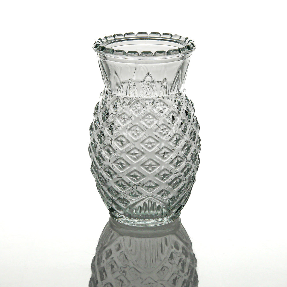 Richland Glass Bud Vase Clear Pineapple| 9646_48
