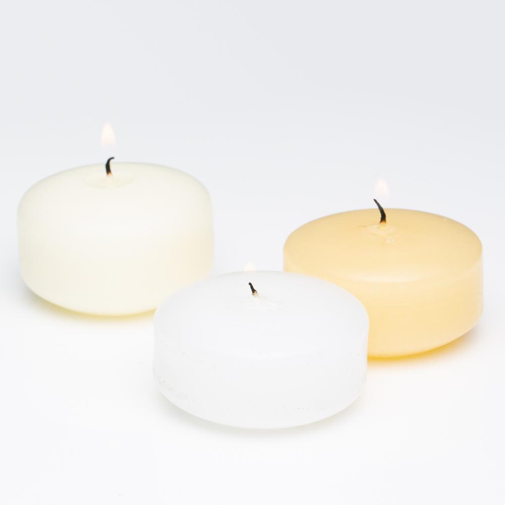 Richland Floating Candles 3" Ivory Set of 12