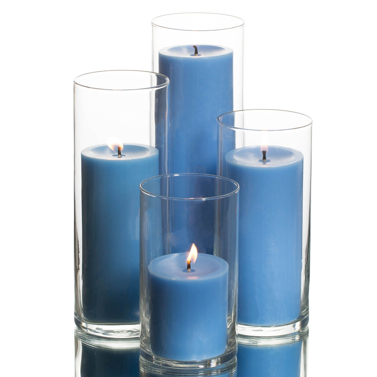 richland pillar candles eastland cylinder holders set of 4 - view 5