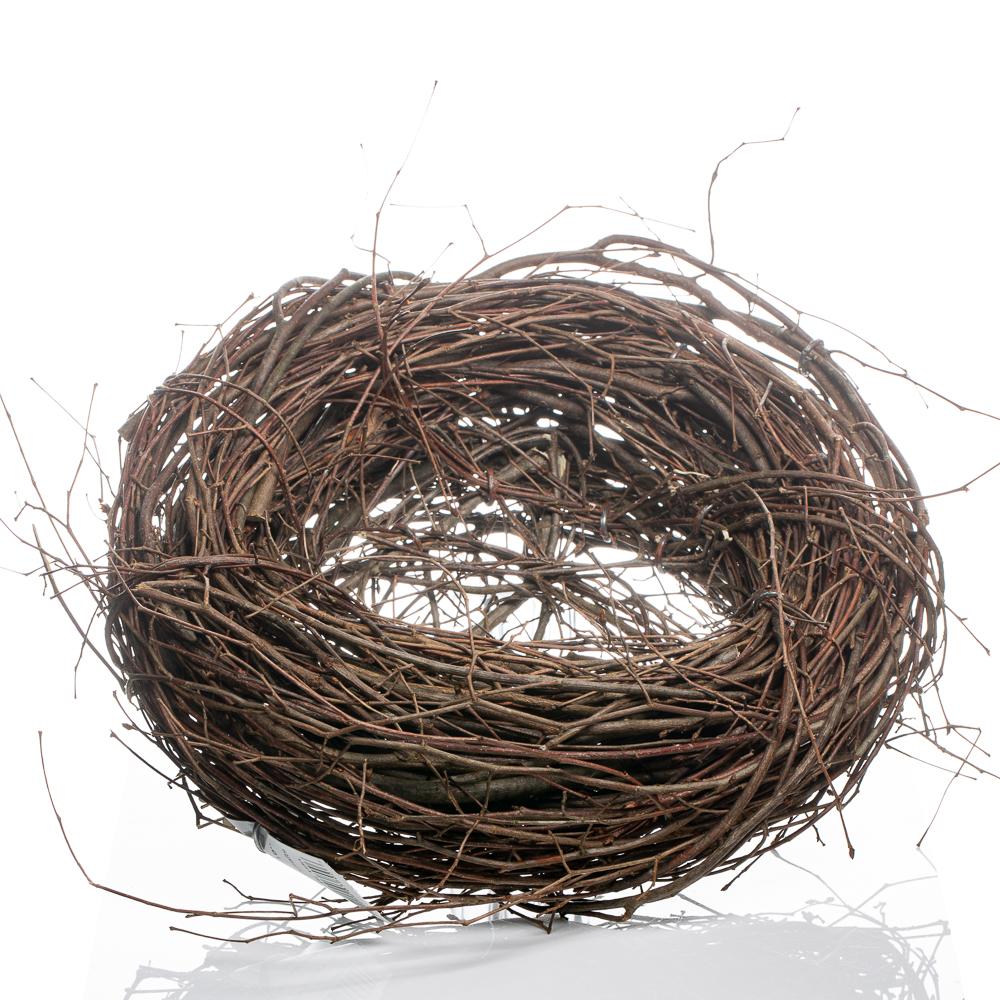 grapevine twig 10 bird nest wreath| 