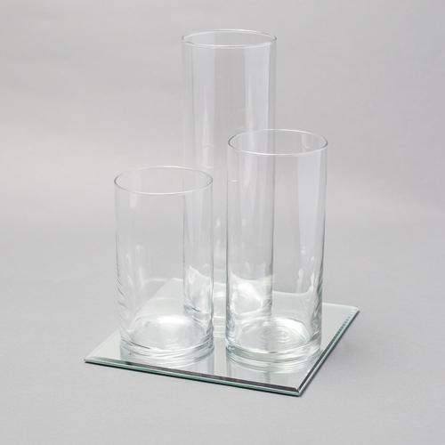 Eastland Square Mirrors and Cylinder Vases Centerpiece Set of 48 - view 2
