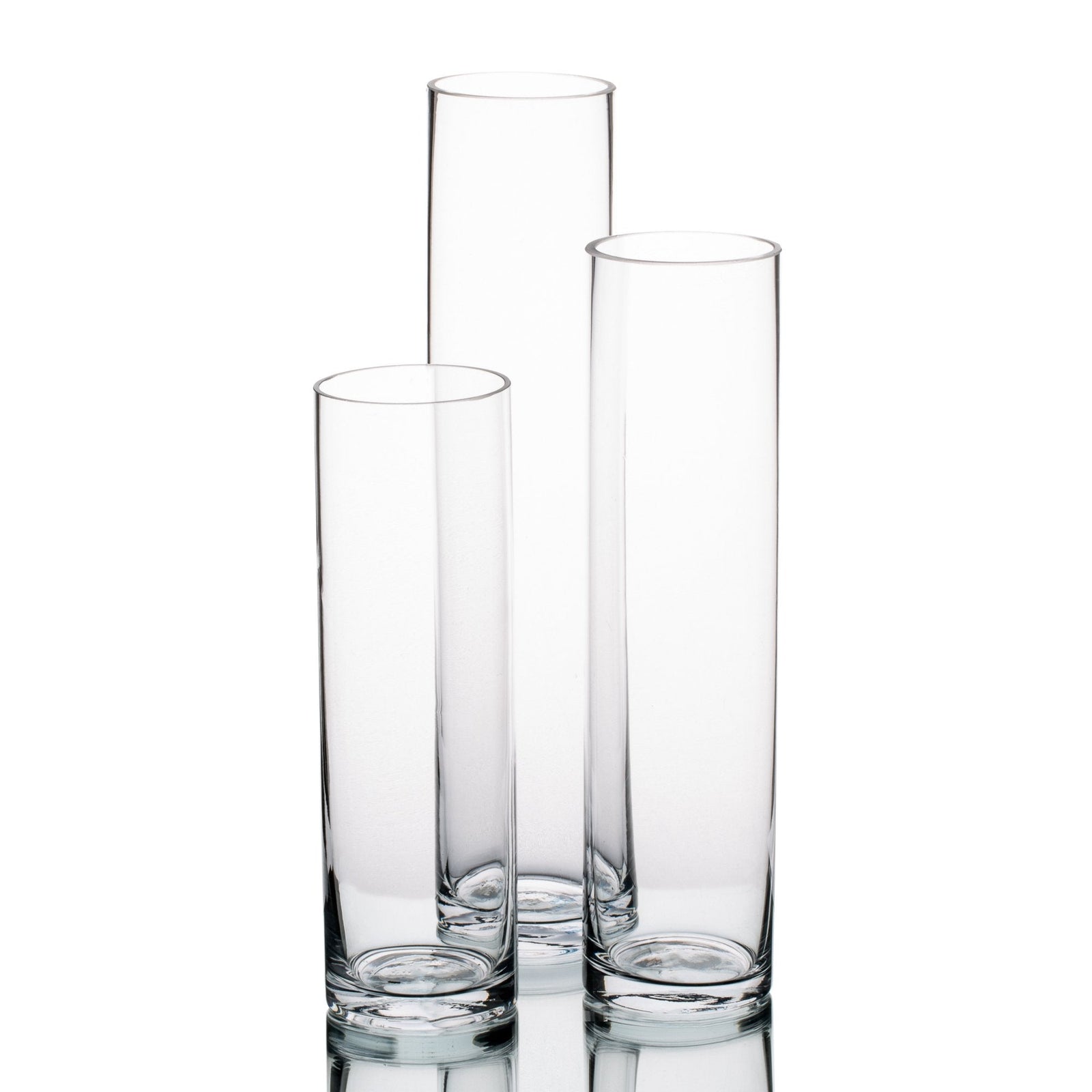 richland sloan cylinder vase 9 75 11 75 13 75 set of 24| 