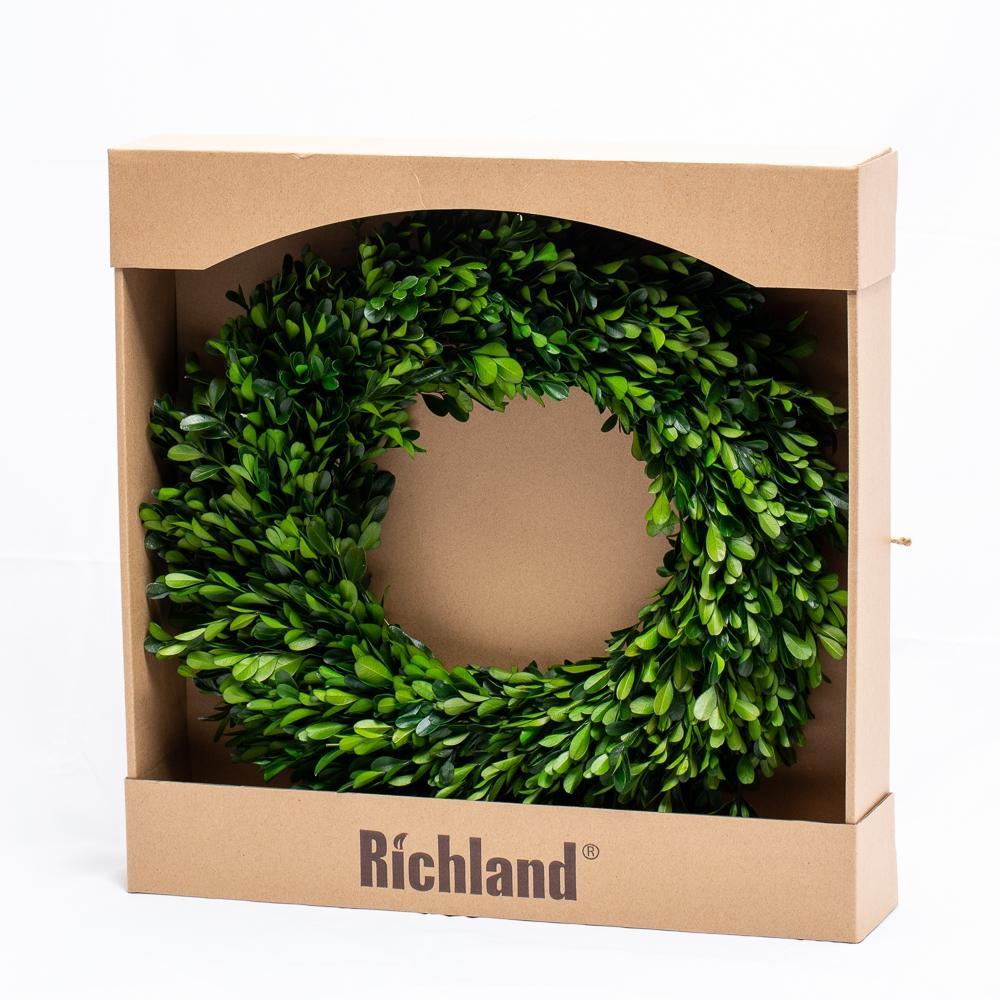 richland preserved boxwood wreath 17 set of 6 - view 3