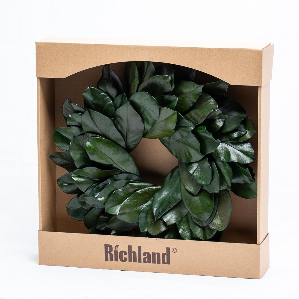 richland preserved magnolia wreath 17 set of 6 - view 4