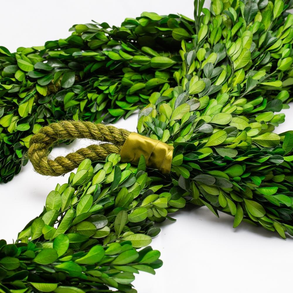 Richland Preserved Boxwood Garland 70" - view 1