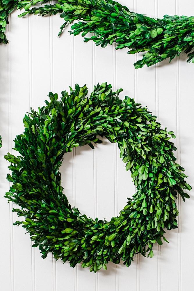richland preserved boxwood wreath 17| 