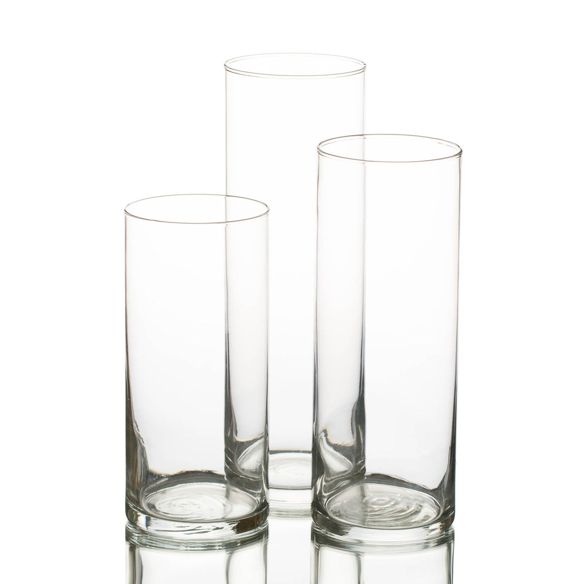 Eastland Cylinder Vases 7.5" , 9" & 10.5" Set of 36 - view 1