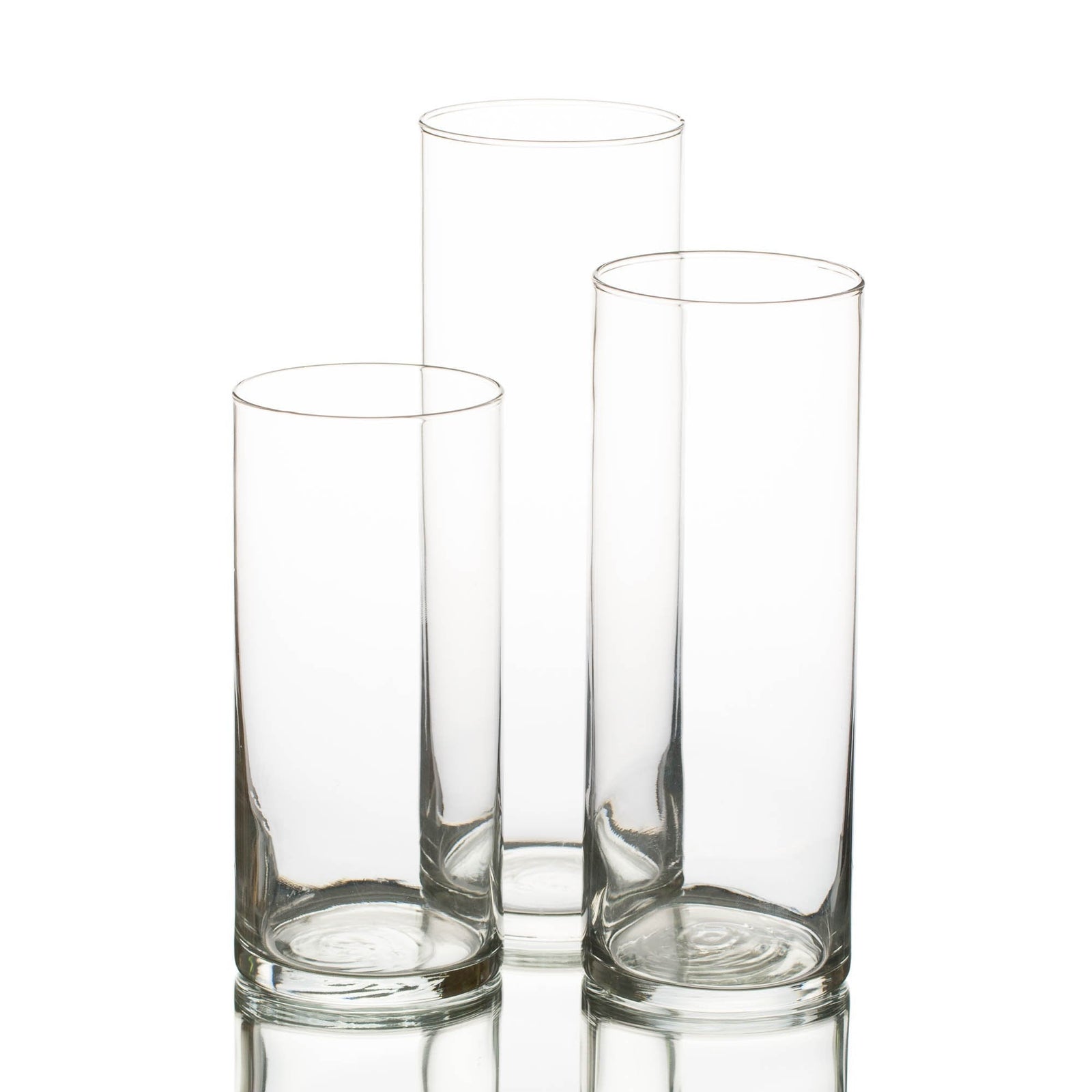 Eastland Cylinder Vases 7.5" , 9" & 10.5" Set of 36| 