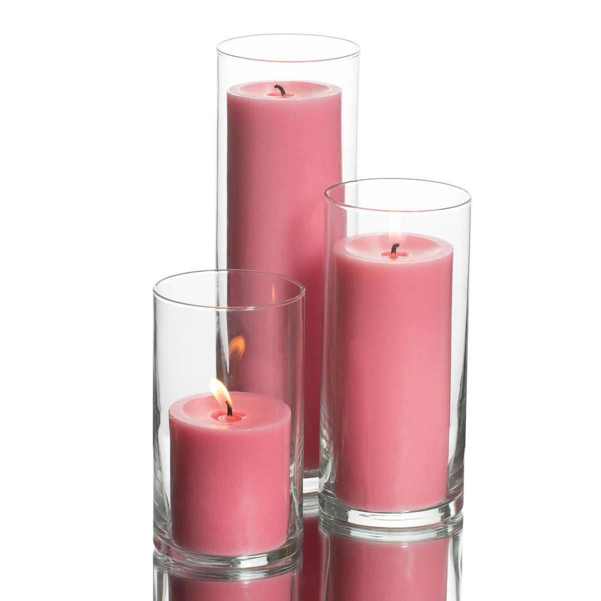 pillar candles cylinder holders set 03 - view 14