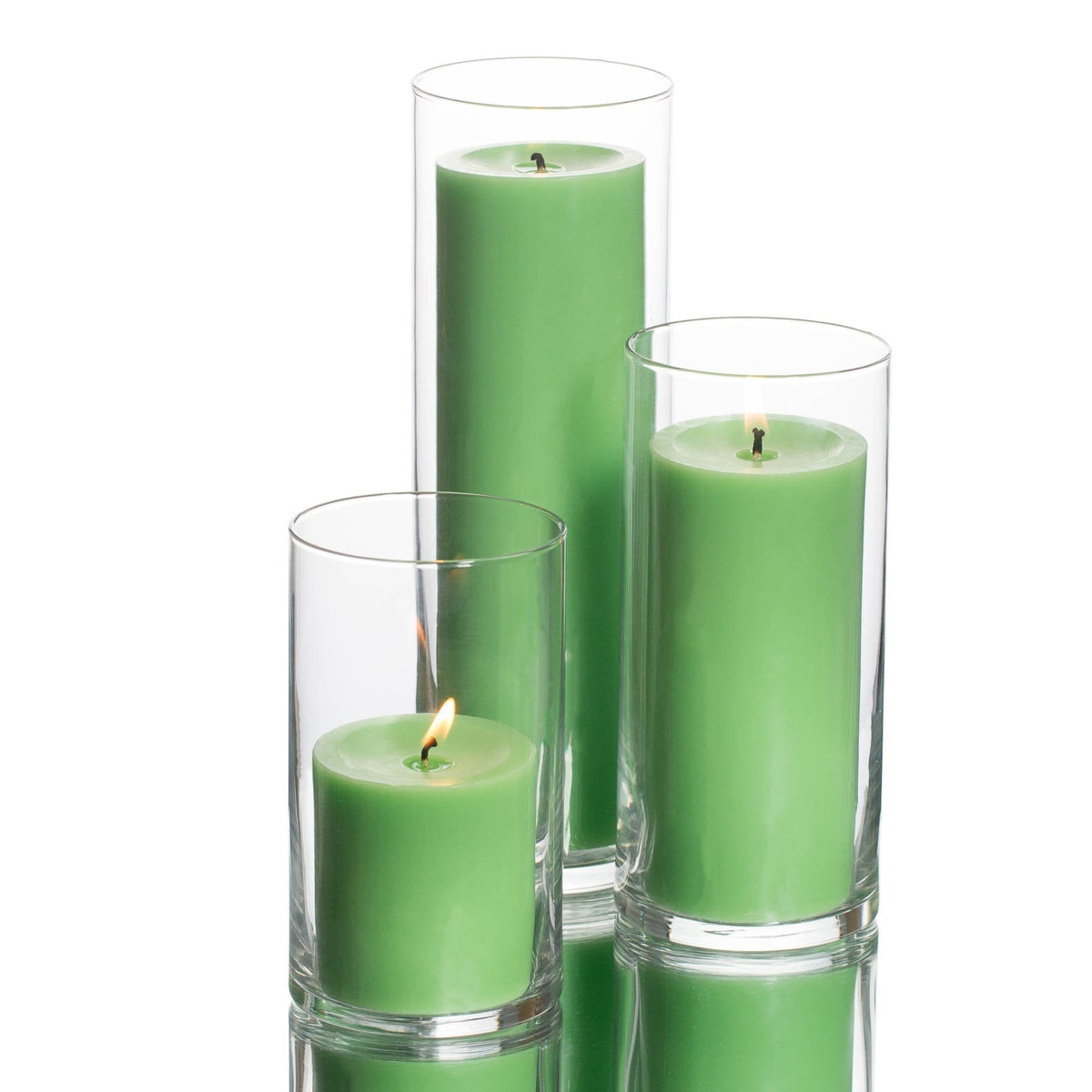 pillar candles cylinder holders set 03 - view 11