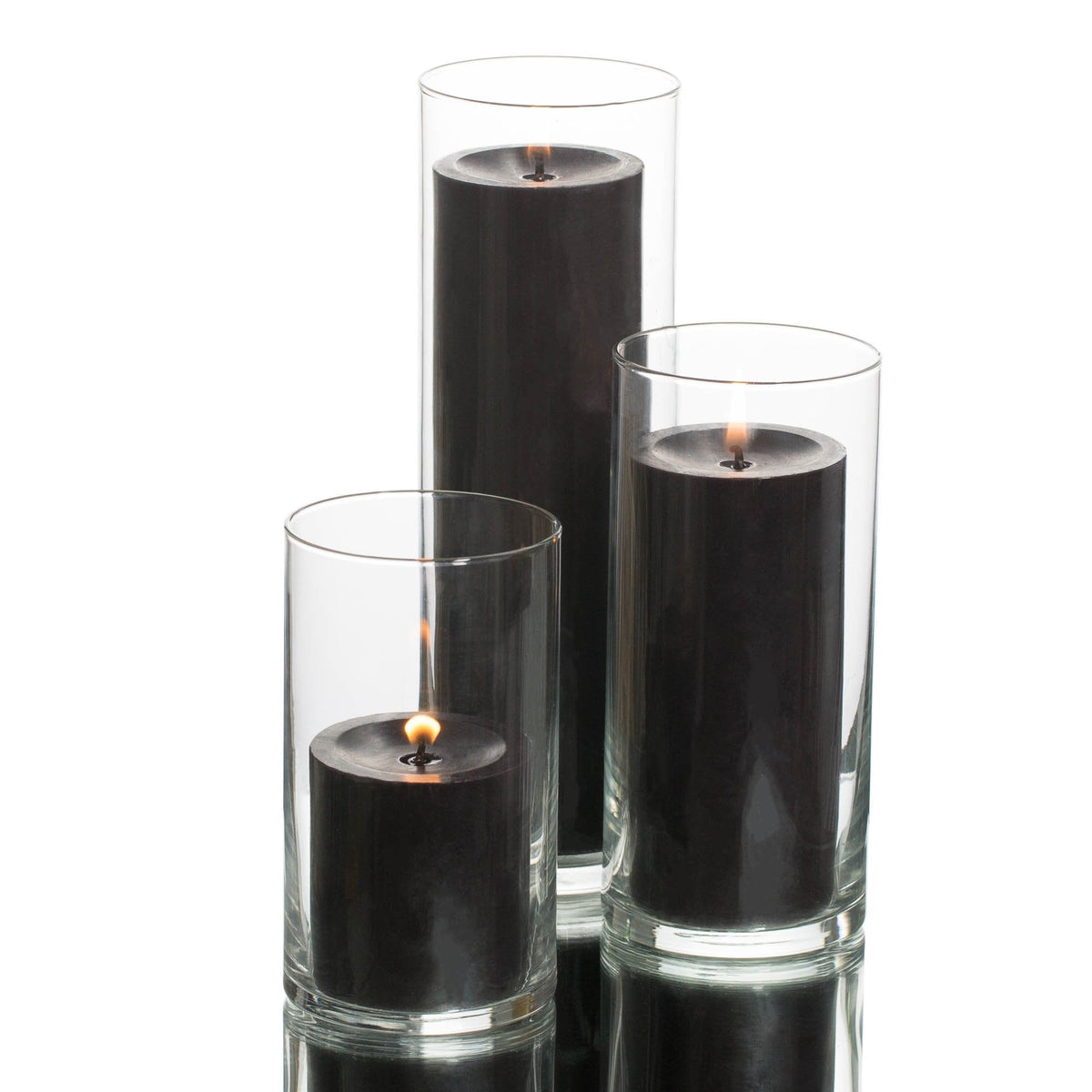 pillar candles cylinder holders set 03 - view 4