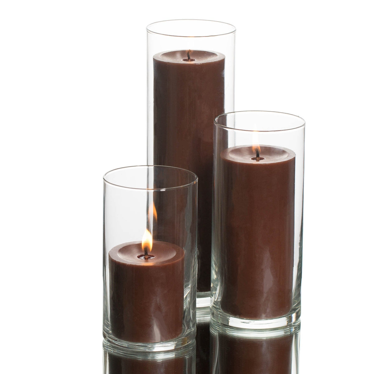 pillar candles cylinder holders set 03 - view 12
