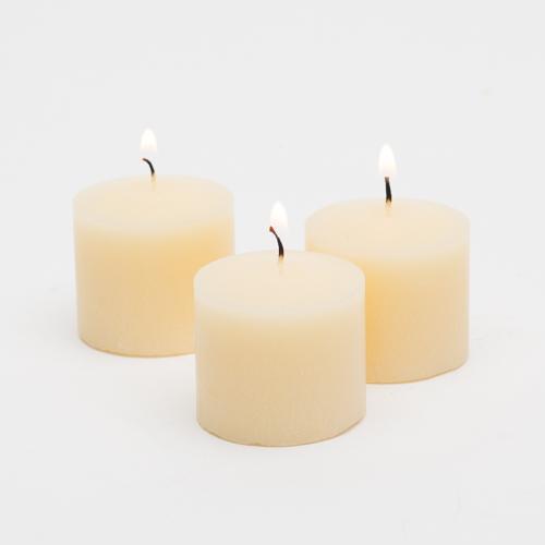 richland votive candles ivory vanilla scented 10 hour set of 12 - view 1