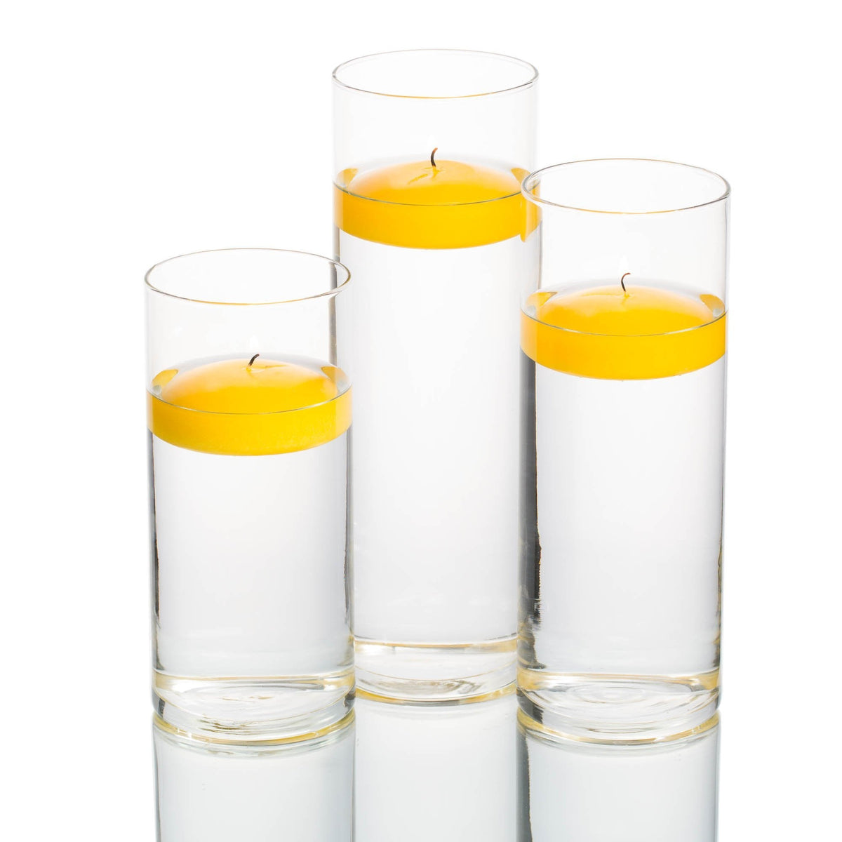 Richland Floating Candles & Eastland Cylinder Holders Set of 3 - view 2
