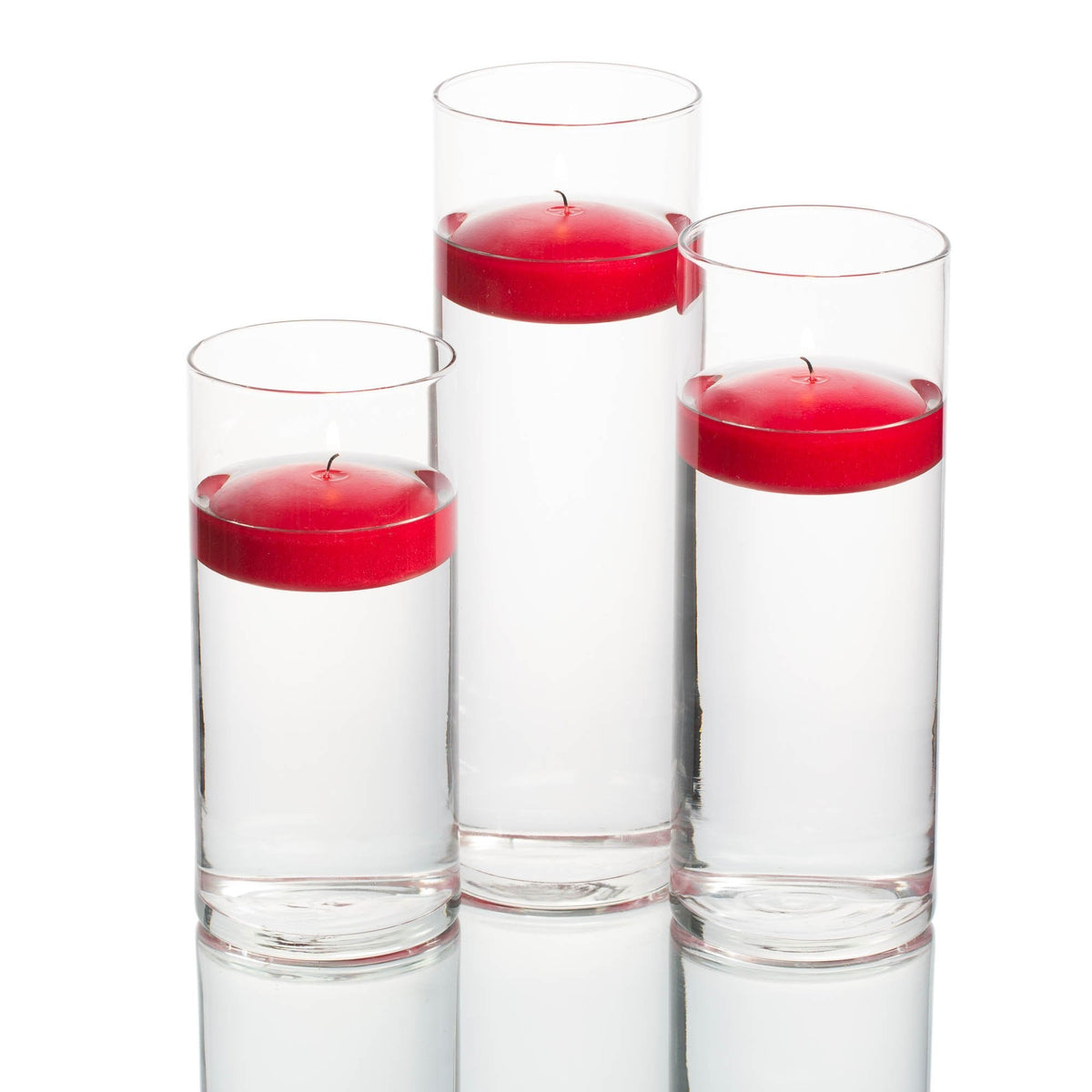 floating candles cylinder holders set 03 - view 10