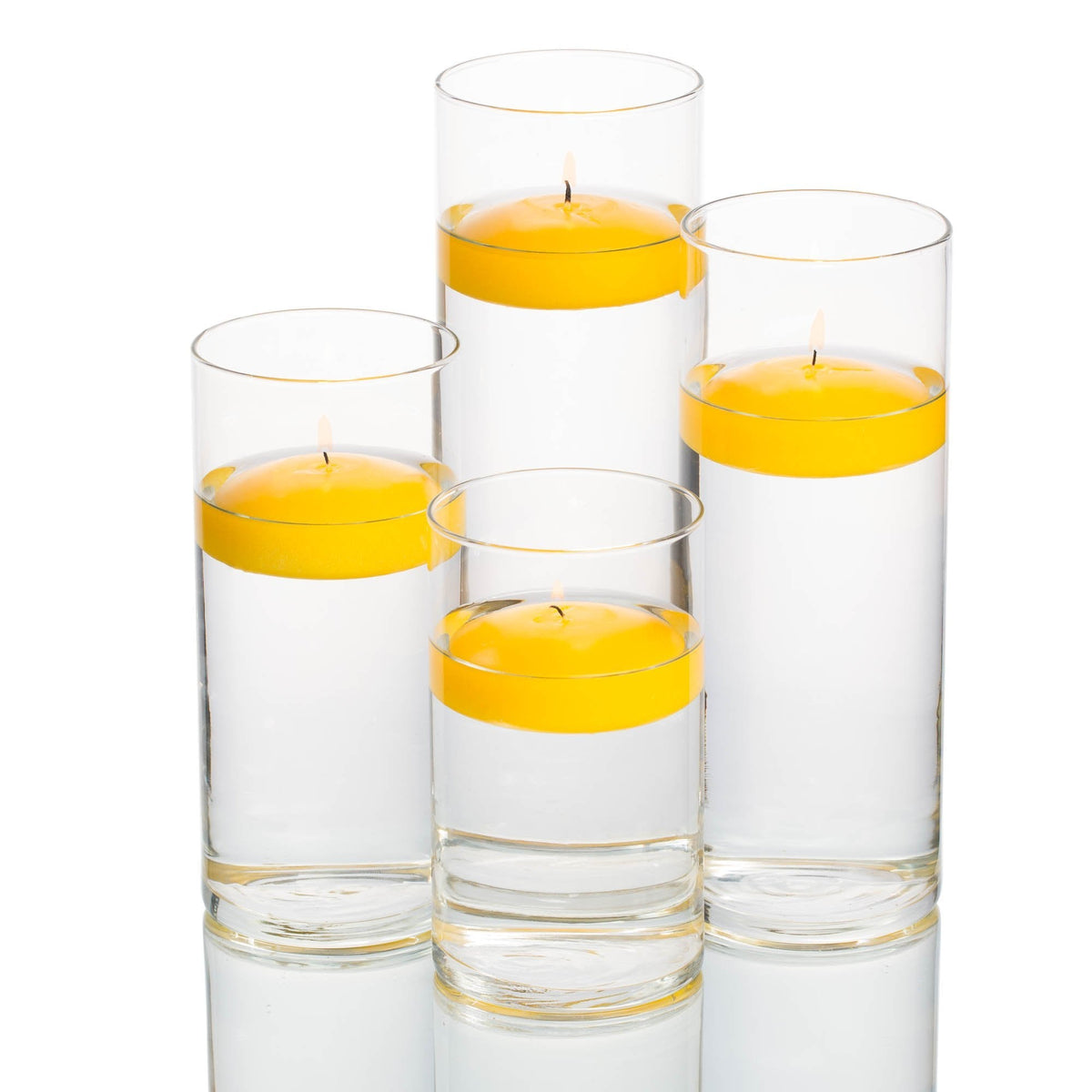richland floating candles eastland cylinder holders set of 48 - view 14