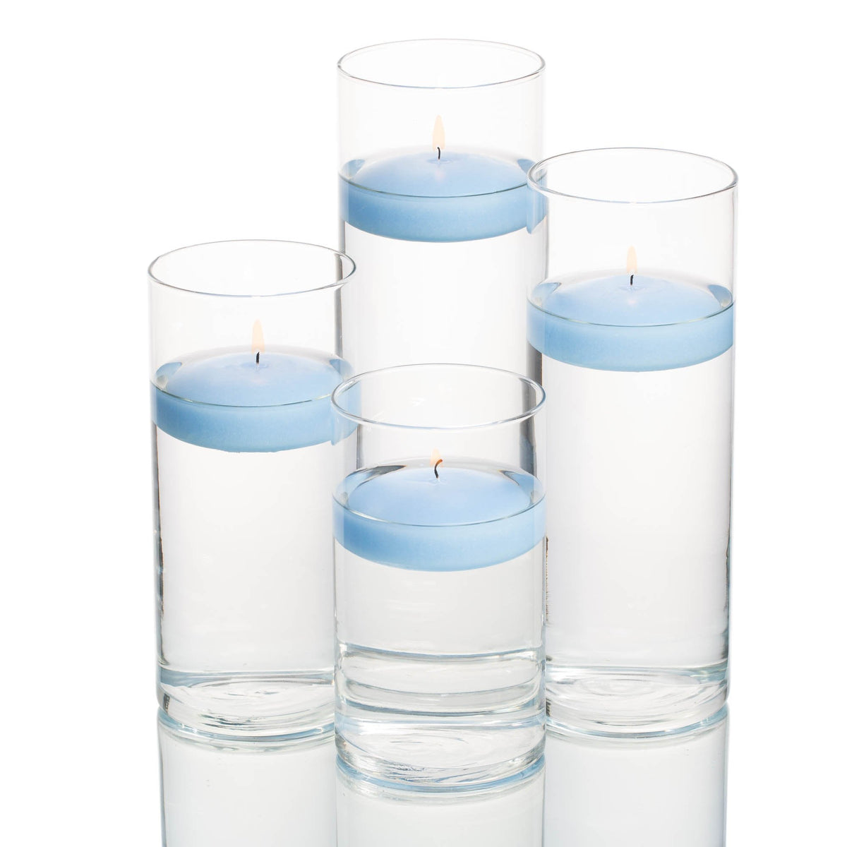 richland floating candles eastland cylinder holders set of 48 - view 8