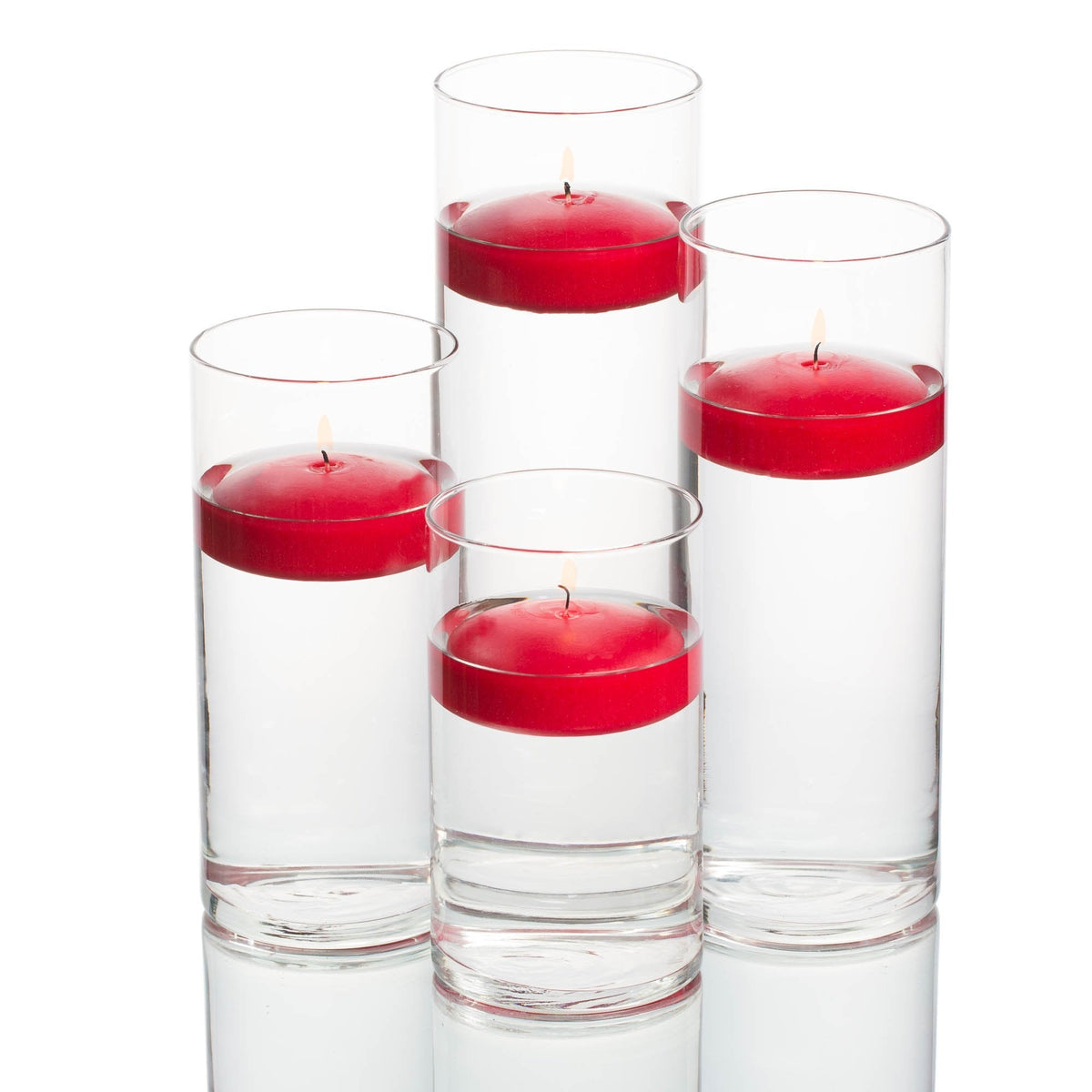 richland floating candles eastland cylinder holders set of 4 - view 3