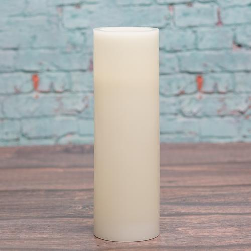 Richland Flameless LED Pillar Candle 3"x9" Ivory - view 1