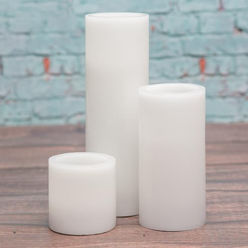 Richland Flameless LED Pillar Candle 3"x3" White - view 5