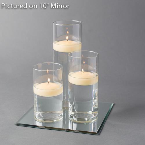 square mirror centerpiece candles set 3 - view 10
