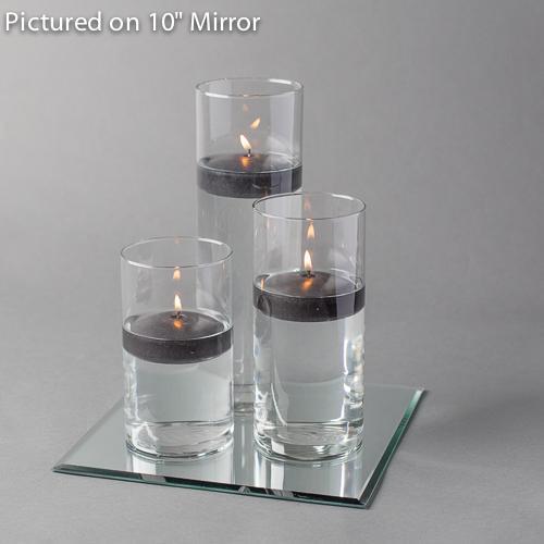 square mirror centerpiece candles set 3 - view 3