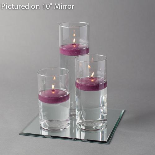 square mirror centerpiece candles set 3 - view 11