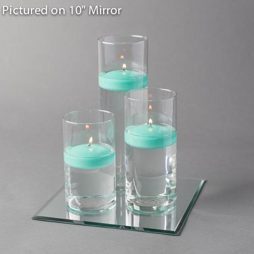 square mirror centerpiece candles set 3 - view 13