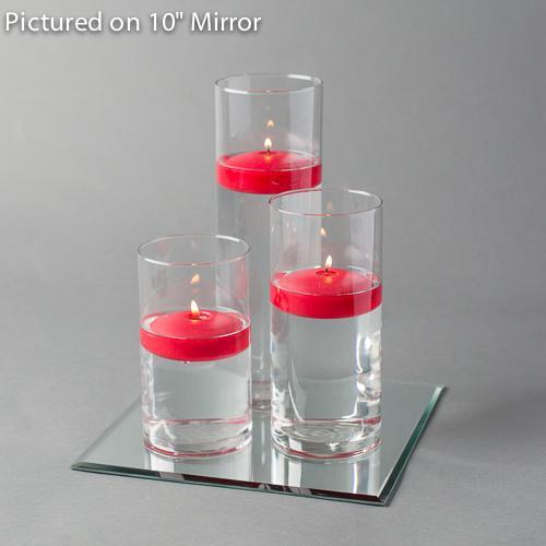 square mirror centerpiece candles set 3 - view 5