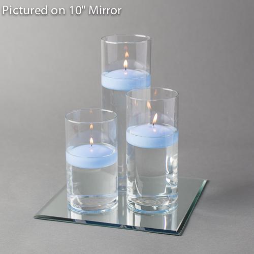 square mirror centerpiece candles set 3| Centerp...