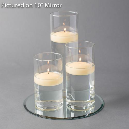 round mirror centerpiece candles set 3 - view 3