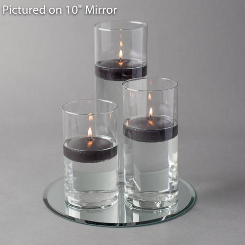 round mirror centerpiece candles set 3 - view 10