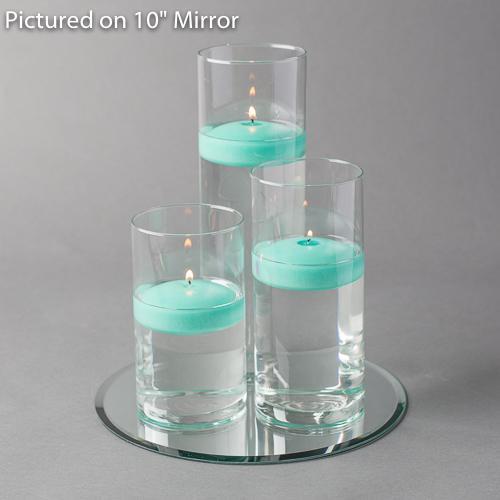 round mirror centerpiece candles set 3 - view 8