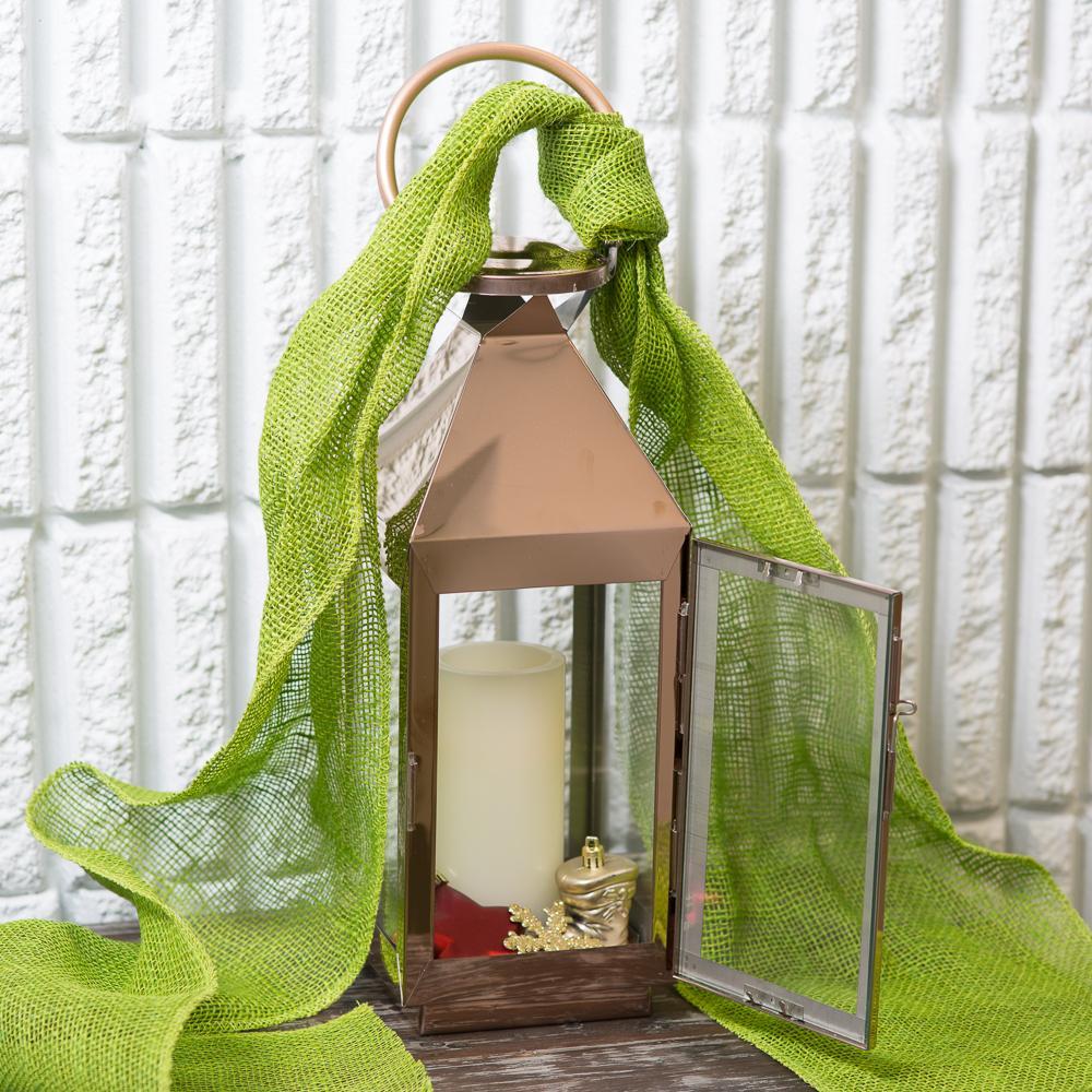 richland copper steel revere lantern small
