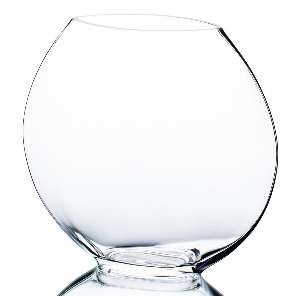Round Glass Vase 10in| 