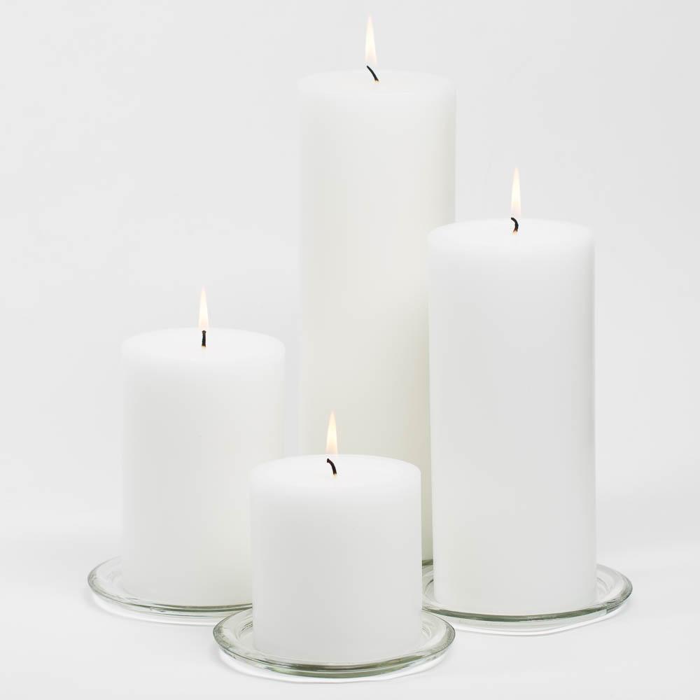 richland 4 x 9 white pillar candle| 6204_01