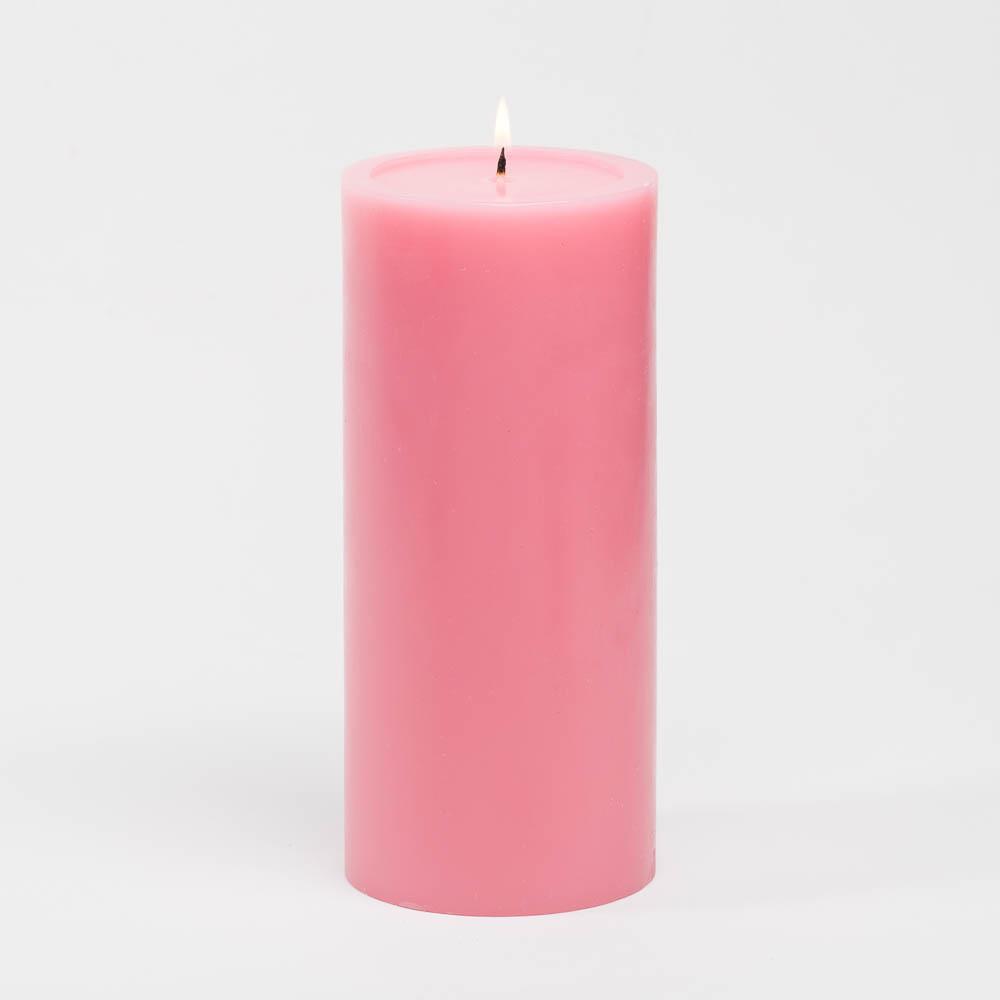 richland 4 x 9 pink pillar candle| 6228_01