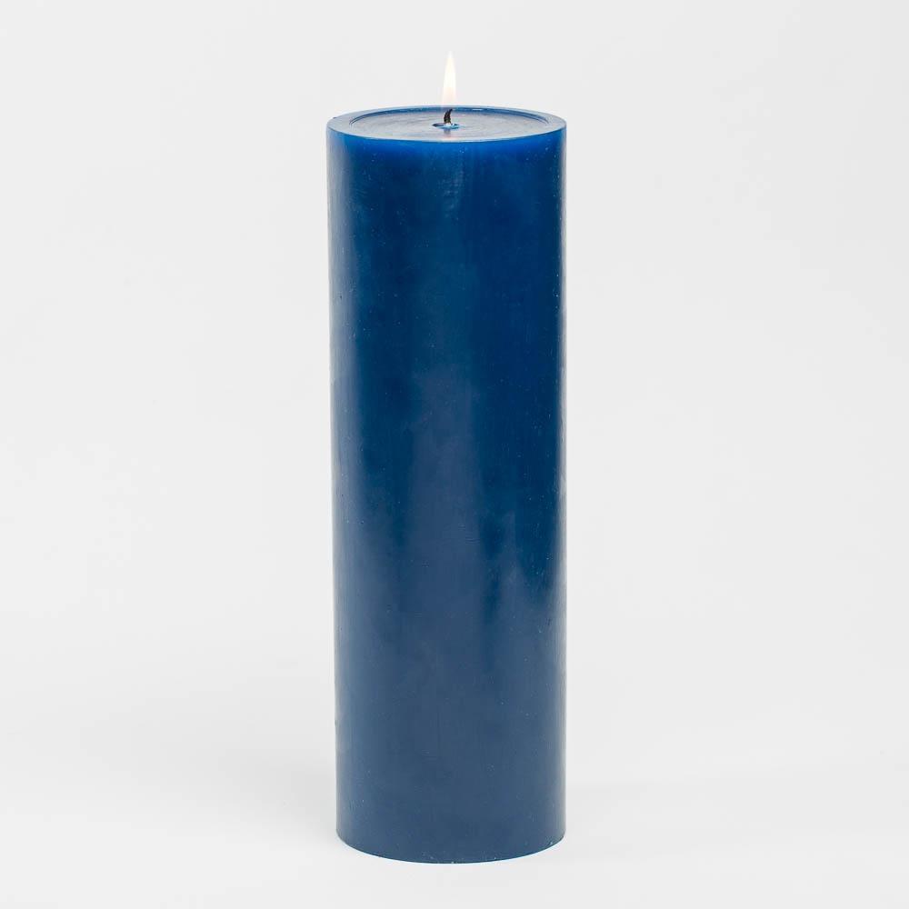 Richland 4" x 12" Navy Blue Pillar Candle Set of 6| 6217_06