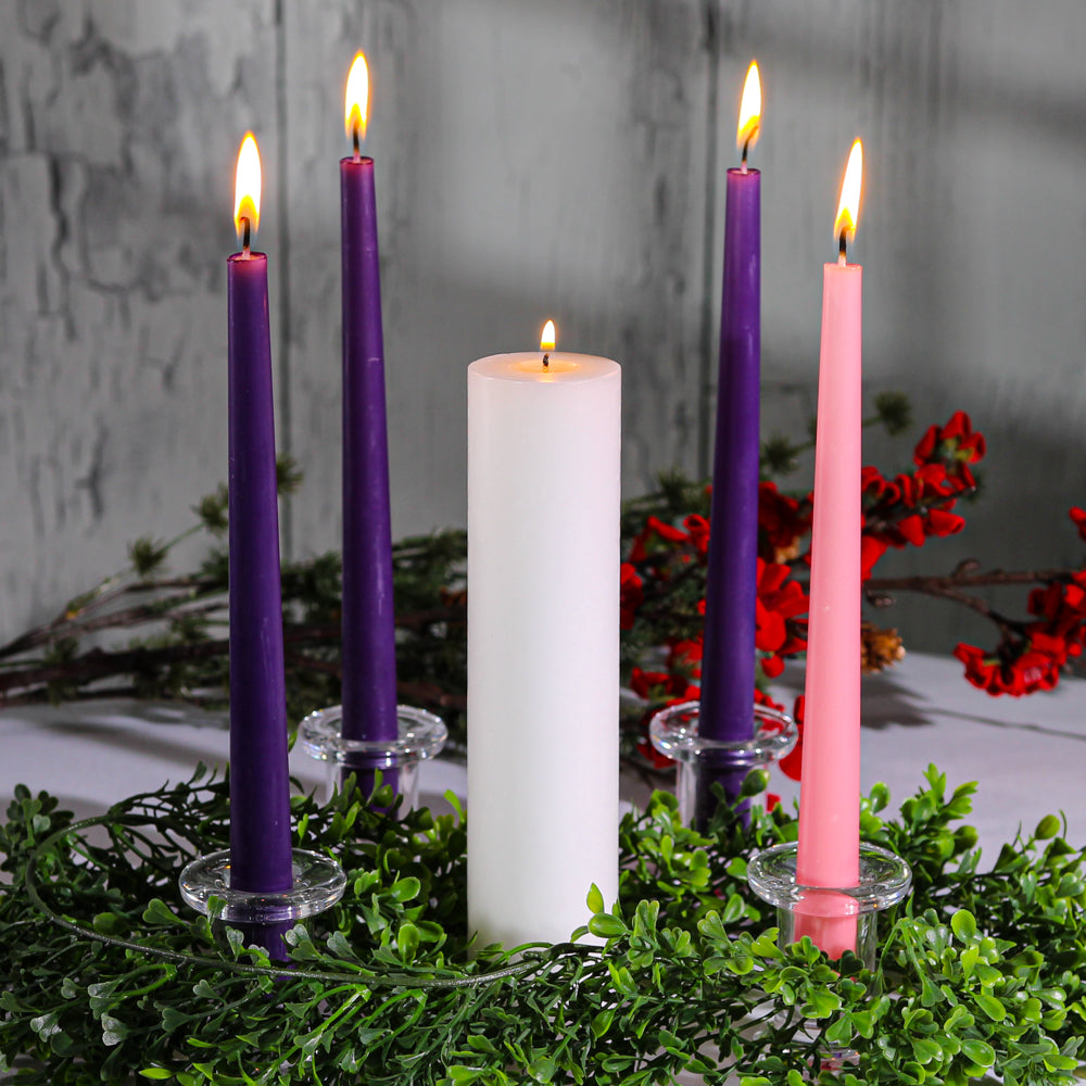 Richland Taper Candles 10" Purple| 1382_10