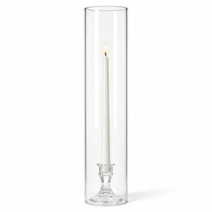 3 of 8: Glass Chimney Candle Shade 4" x 20" – Set of 12